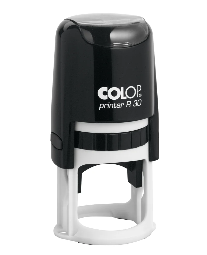 COLOP R30 YUVARLAK SİYAH KASA SİYAH KEÇE - 30MM