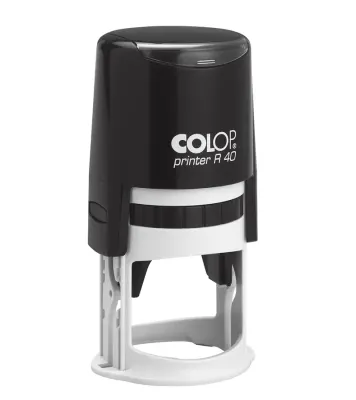 COLOP R40 YUVARLAK SİYAH KASA SİYAH KEÇE - 40MM