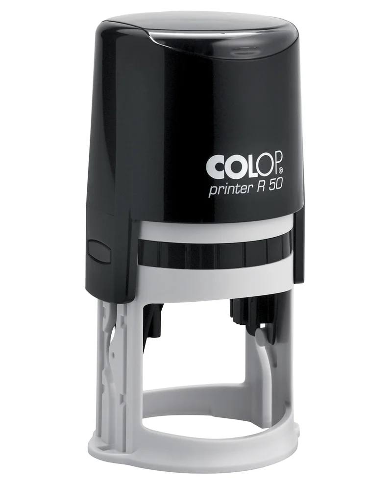 COLOP R50 YUVARLAK SİYAH KASA SİYAH KEÇE - 50MM