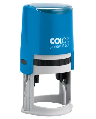 COLOP R50 YUVARLAK MAVİ KASA MAVİ KEÇE - 50MM