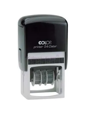 COLOP PRINTER 53 TARİH KAŞE(TR) SİYAH KASA SİYAH KEÇE - 30X45MM