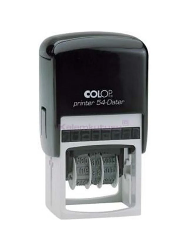 COLOP PRINTER 53 TARİH KAŞE(TR) SİYAH KASA SİYAH KEÇE - 30X45MM