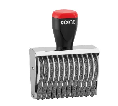 COLOP 07012 BANDLI NUMARATÖR - 7MM/12 HANELİ