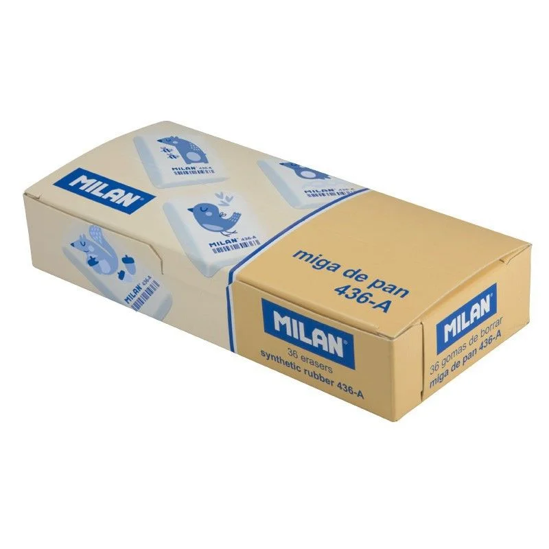 MILAN CNM436A ESNEK SENTETİK BASKILI SİLGİ - 36ADET