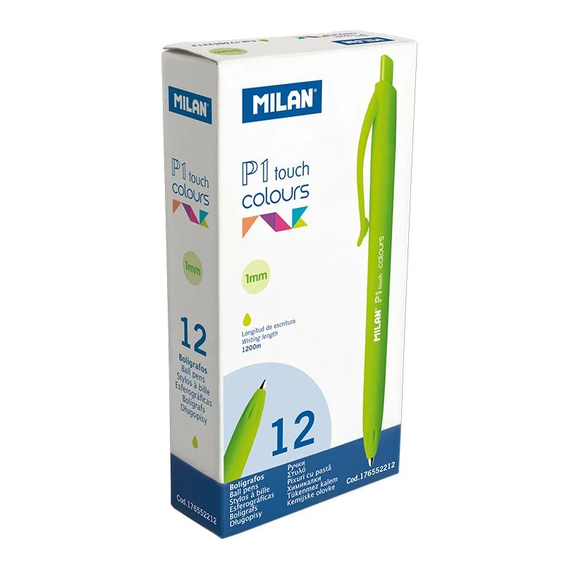 MILAN 176552212 P1 TOUCH YEŞİL TÜKENMEZ KALEM - 12ADET
