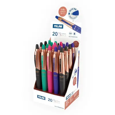 MILAN 1765809120 COPPER MAVİ TÜKENMEZ KALEM - 20ADET