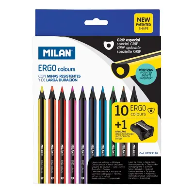 MILAN 07229110 ERGO KURU BOYA KALEMİ - 10'LU