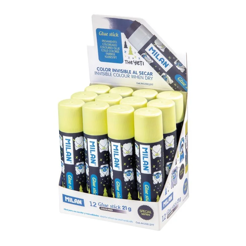 MILAN 4415912YT THE YETI MAVİ STICK YAPIŞTIRICI 21GR - 12'Lİ