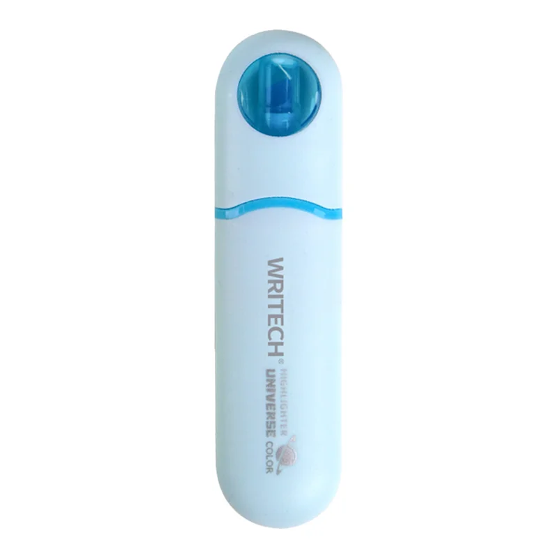 WRITECH W-8154 ASTRONOT FOSFORLU KALEM PASTEL MAVİ - 12'Lİ KUTU