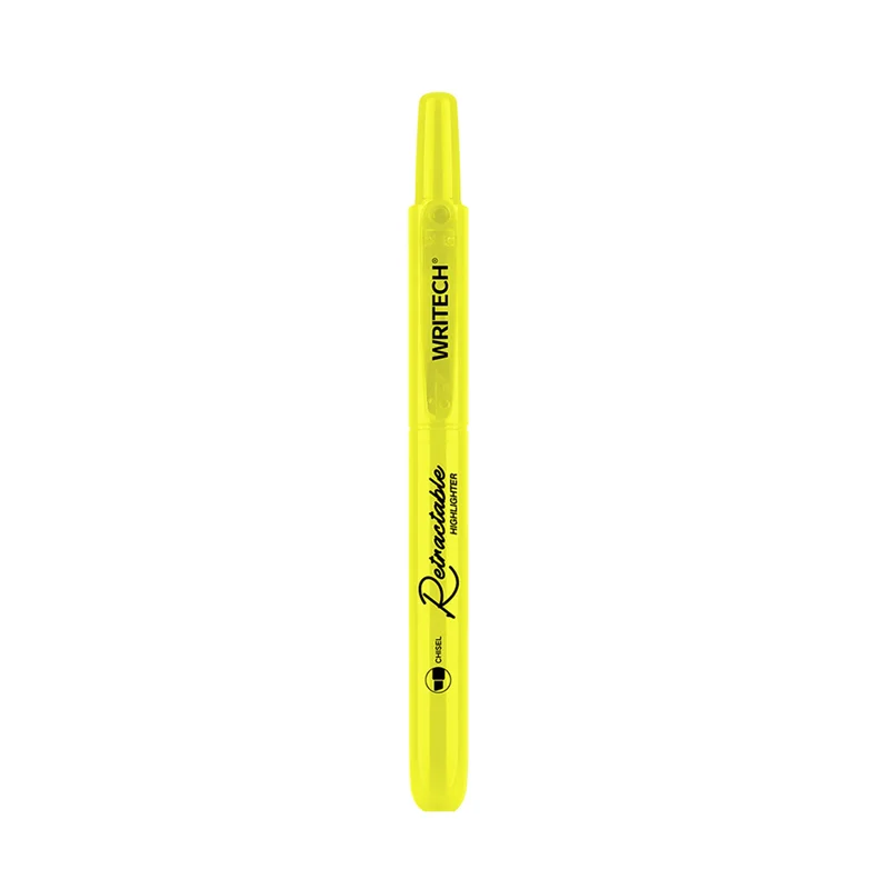 WRITECH W-805S BASMALI FOSFORLU KALEM NEON SARI - 12'Lİ KUTU