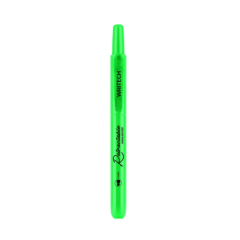 WRITECH W-805S BASMALI FOSFORLU KALEM NEON YEŞİL - 12'Lİ KUTU