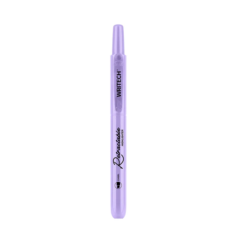 WRITECH W-805S BASMALI FOSFORLU KALEM PASTEL LİLA - 12'Lİ KUTU
