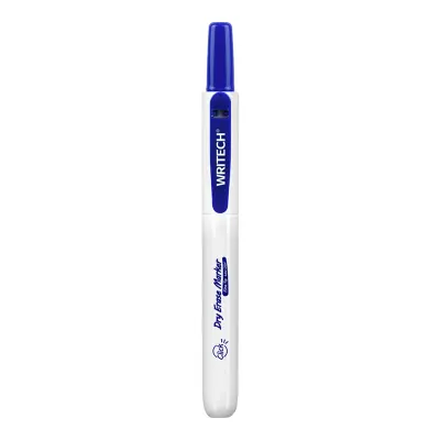 WRITECH W-709 BASMALI TAHTA KALEM MAVİ - 12'Lİ KUTU