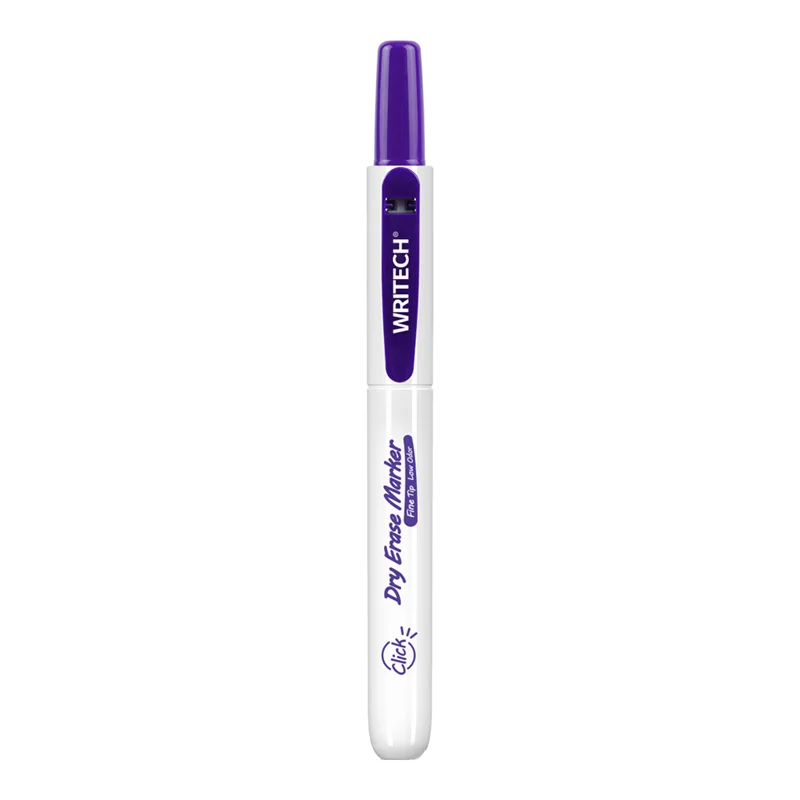 WRITECH W-709 BASMALI TAHTA KALEM MOR - 12'Lİ KUTU