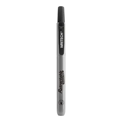 WRITECH W-805P BASMALI PERMANENT KALEM SİYAH - 12'Lİ KUTU