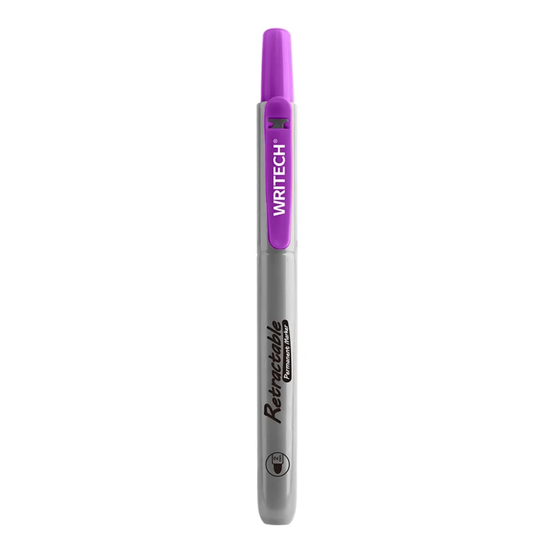 WRITECH W-805P BASMALI PERMANENT KALEM MOR - 12'Lİ KUTU