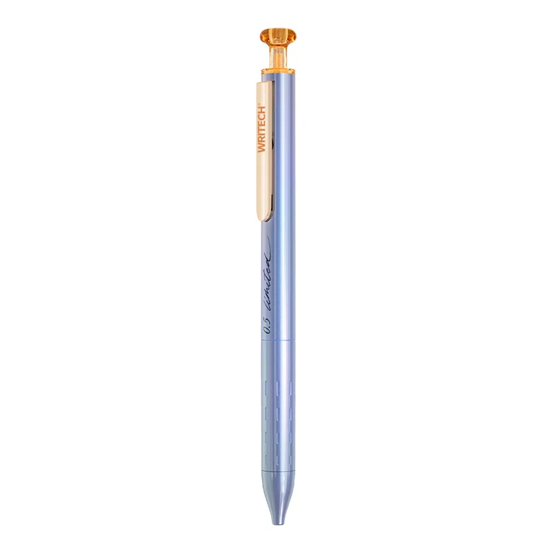 WRITECH W-0156A1 METAL UP MOR GÖVDE 0,7MM MAVİ JEL KALEM - 6'LI KUTU