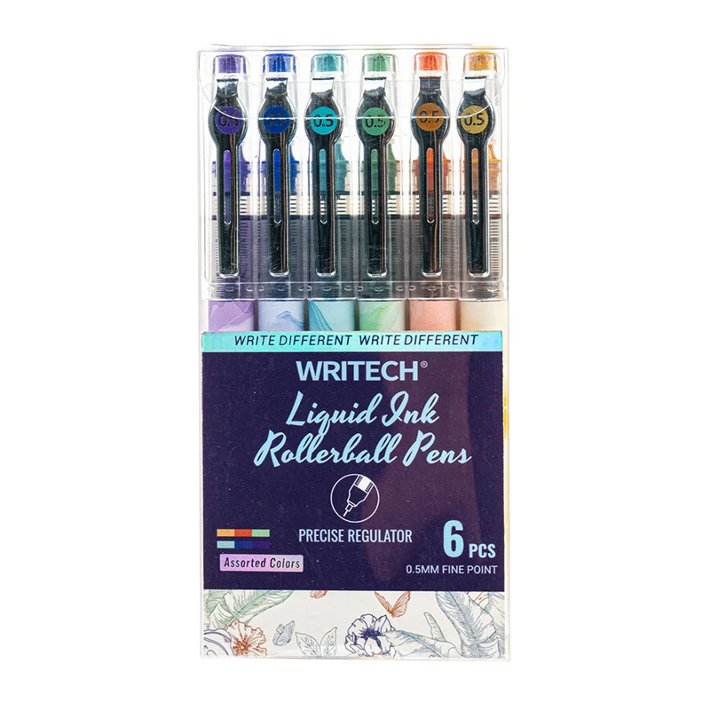 WRITECH W-501 LIQUID ROLLER 4 RENK 0,5MM KALEM - 6'LI