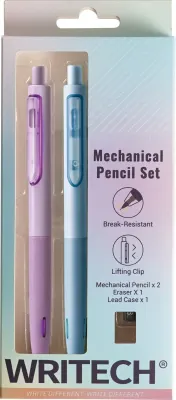 WRITECH W-5154 HEDİYE SET 0,5MM (MAVİ-MOR) VERSATİL KALEM SETİ BLISTER