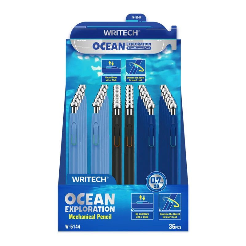 WRITECH W-5144 OCEAN 0,7MM VERSATİL KALEM - 36'LI STAND