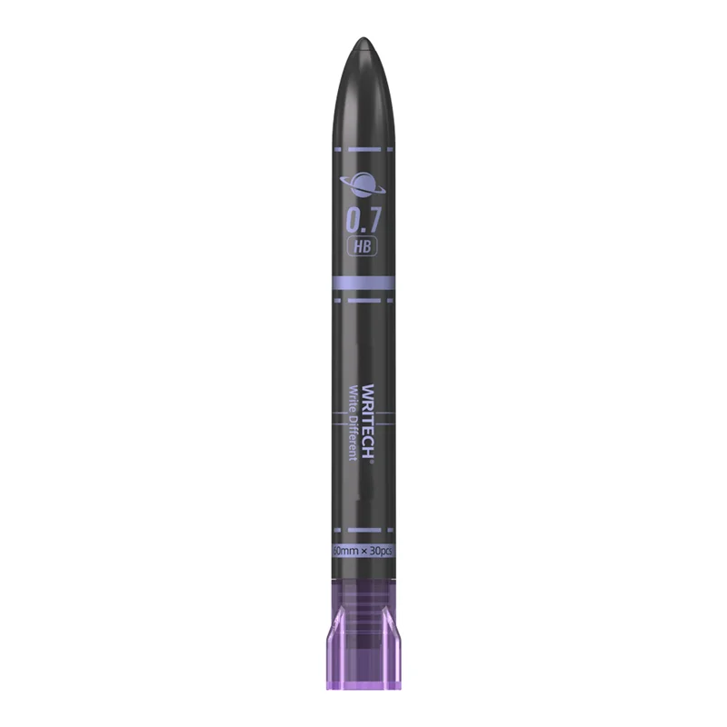 WRITECH W-507 0,7MM (SİYAH-MOR) KALEM UCU - 12'Lİ