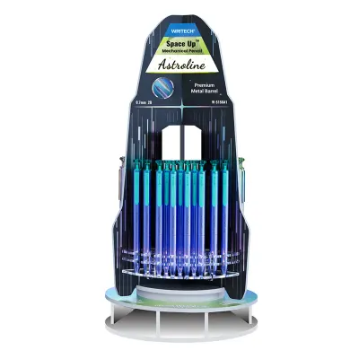 WRITECH W-5156A1 SPACE UP METAL 0,7MM VERSATİL KALEM - 33'LÜ STAND