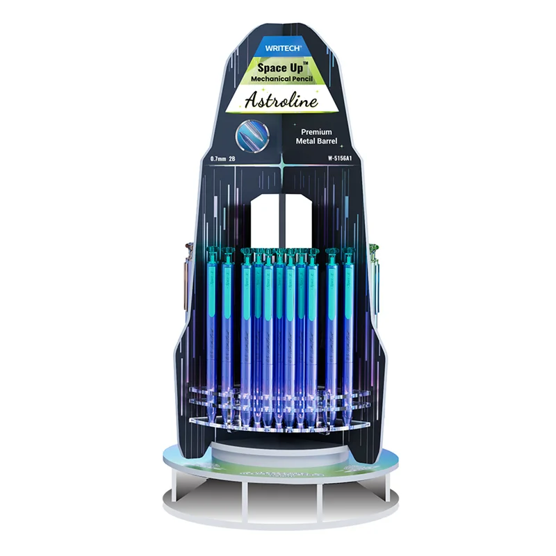 WRITECH W-5156A1 SPACE UP METAL 0,7MM VERSATİL KALEM - 33'LÜ STAND