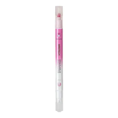 WRITECH W-822 SİLİNEBİLİR FOSFORLU KALEM NEON PEMBE - 12'Lİ KUTU