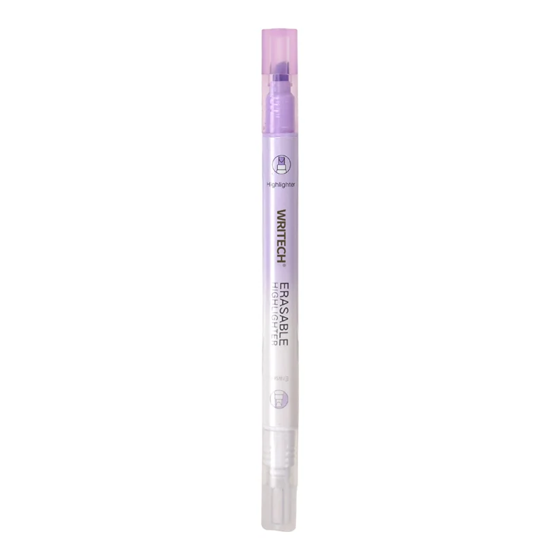WRITECH W-822 SİLİNEBİLİR FOSFORLU KALEM NEON MOR - 12'Lİ KUTU