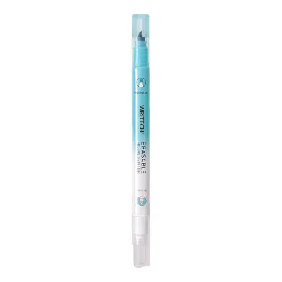 WRITECH W-822 SİLİNEBİLİR FOSFORLU KALEM NEON MAVİ - 12'Lİ KUTU