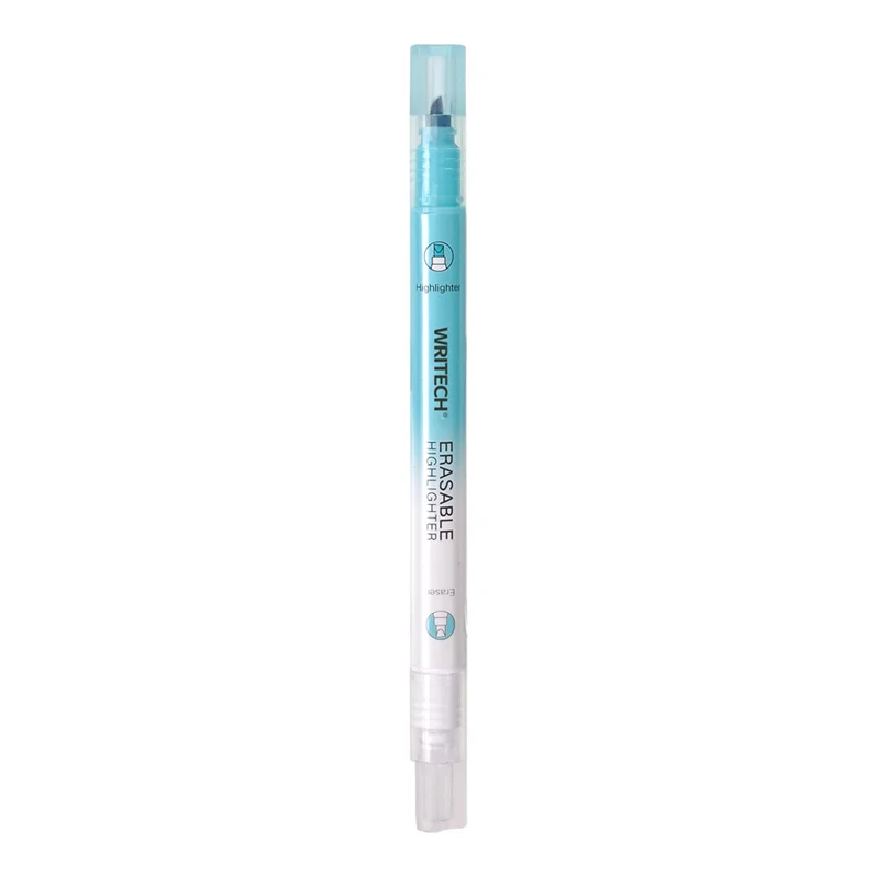 WRITECH W-822 SİLİNEBİLİR FOSFORLU KALEM NEON MAVİ - 12'Lİ KUTU