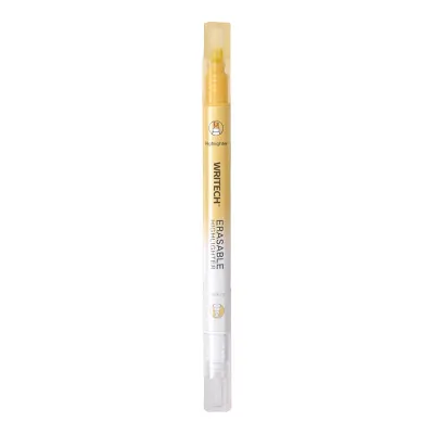 WRITECH W-822 SİLİNEBİLİR FOSFORLU KALEM PASTEL GINKO SARI - 12'Lİ KUTU