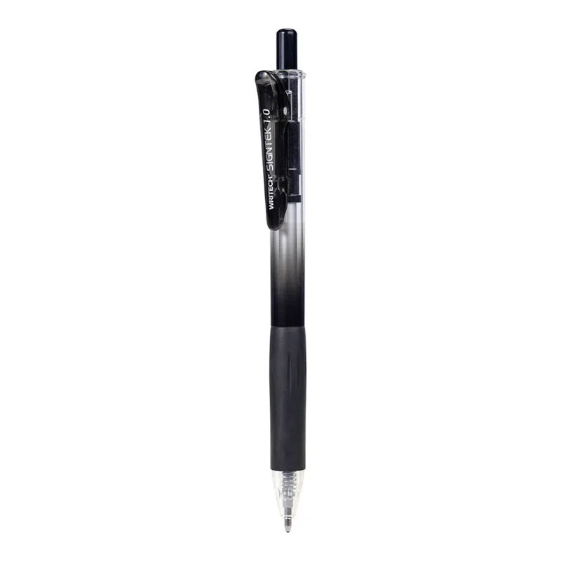 WRITECH W-099S SIGNTEK İMZA KALEMİ 1,0MM SİYAH JEL KALEMİ - 12'Lİ KUTU