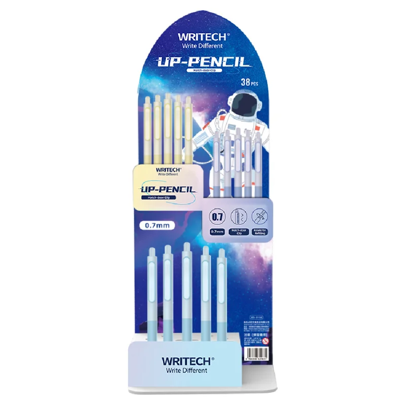 WRITECH W-5155 SPACE UP 0,7MM VERSATİL KALEM - 38'Lİ STAND