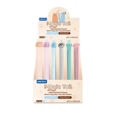 WRITECH W-5006 & W-513 MIX 0,7MM MAGICTAIL VERSATİL KALEM - 24'LÜ STAND