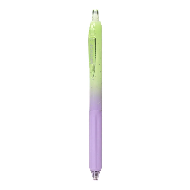 WRITECH W-0163 SOFT GRIP NEBULA JEL KALEM YEŞİL/MOR - 12'Lİ KUTU