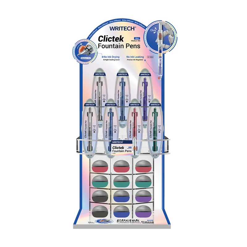 WRITECH W-784M BASMALI DOLMA KALEM (M TIP) - 43'LÜ STAND