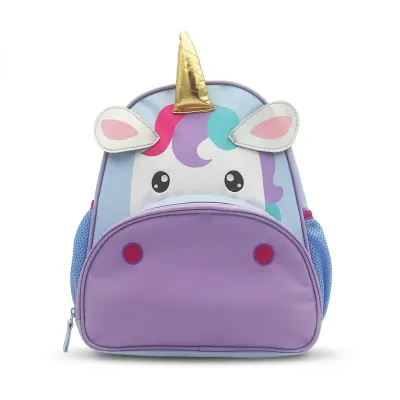JUNCO UNICORN TASARIM LİLA SIRT ÇANTASI