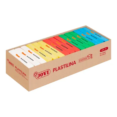 JOVI 72B 350GR KURUMAYAN OYUN HAMURU BASIC 3 X 5 RENK - 15'Lİ KUTU