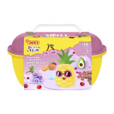 JOVI 2202 KURUMAYAN OYUN HAMURU PLAY&amp;FUN ŞEKERLER SETİ