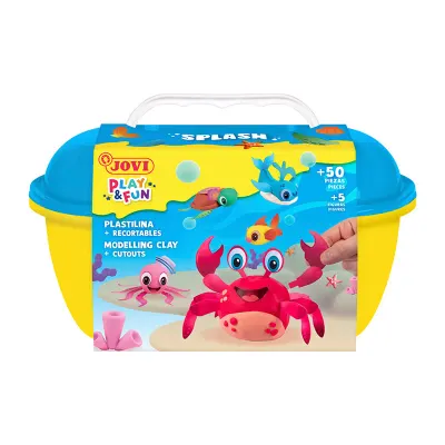 JOVI 2203 KURUMAYAN OYUN HAMURU PLAY&amp;FUN DENİZ HAYVANLARI SETİ