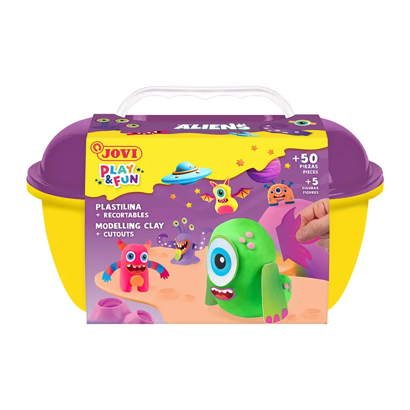 JOVI 2204 KURUMAYAN OYUN HAMURU PLAY&FUN UZAYLILAR SETİ