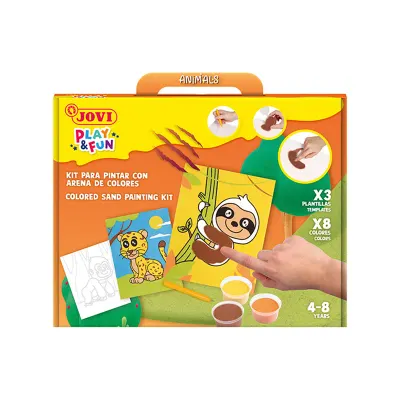 JOVI 2101 PLAY&amp;FUN ANIMAL KUM BOYA KİTİ