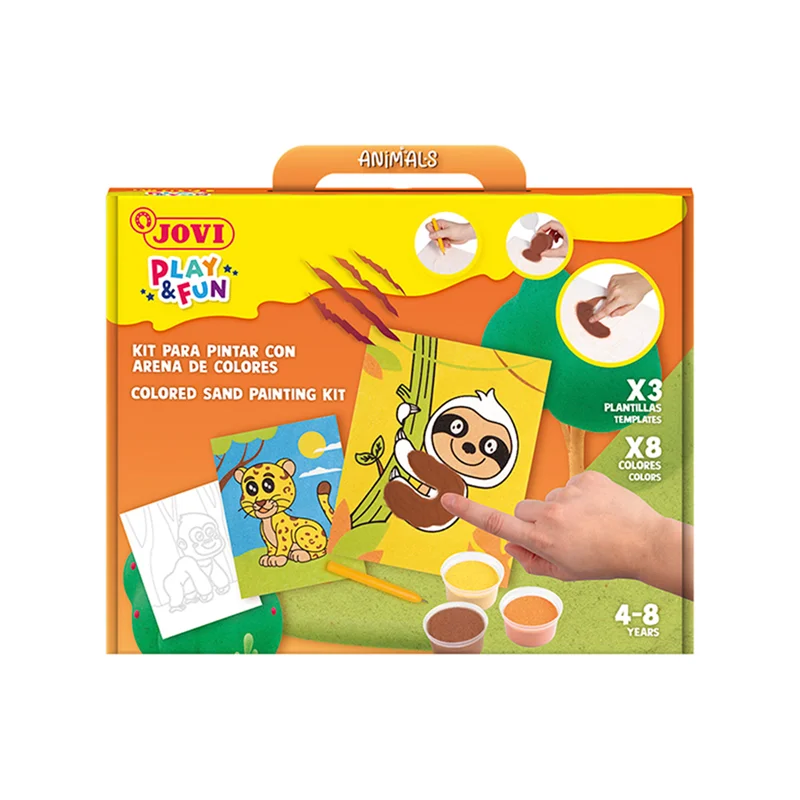 JOVI 2101 PLAY&amp;FUN ANIMAL KUM BOYA KİTİ