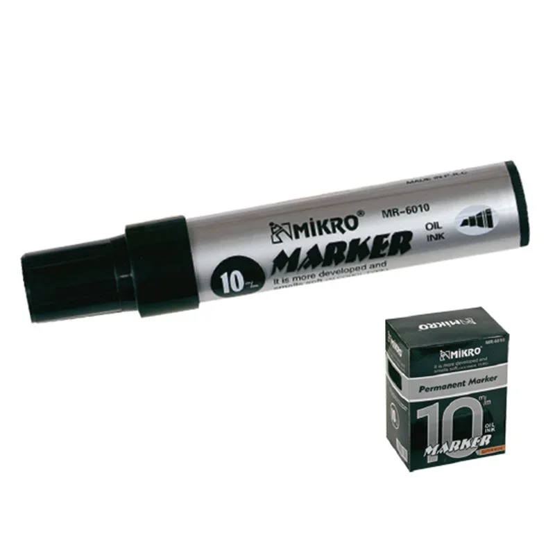 MİKRO 6010 SİYAH 10 mm JUMBO MARKER