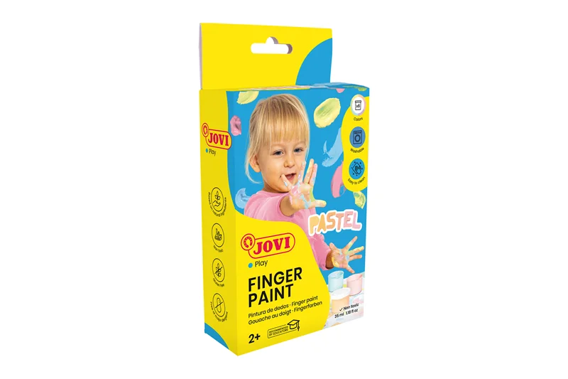 JOVI 540P PARMAK BOYASI 5 X 35ML PASTEL RENKLER - 6ADET