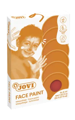 JOVI 171U KREM YÜZ BOYASI 8ML KIRMIZI - 6'LI KUTU
