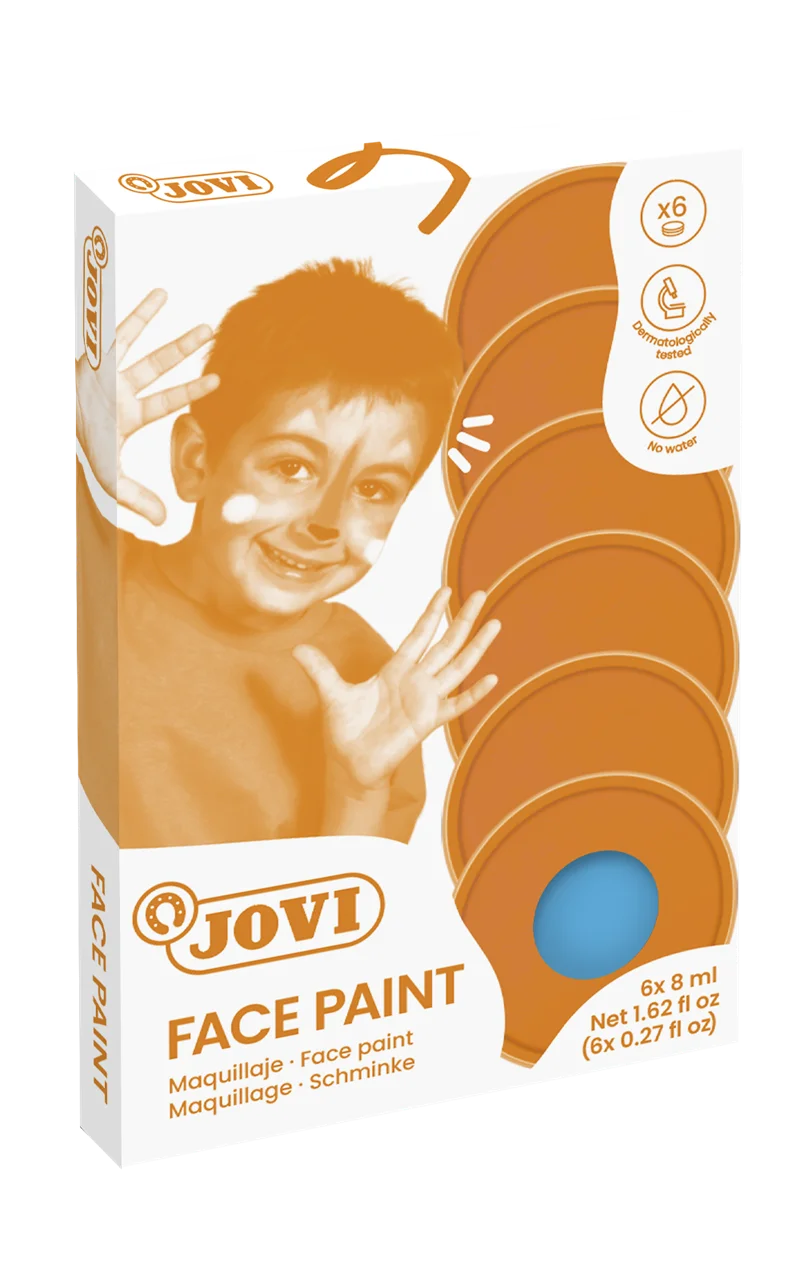 JOVI 171U KREM YÜZ BOYASI 8ML AÇIK MAVİ - 6'LI KUTU