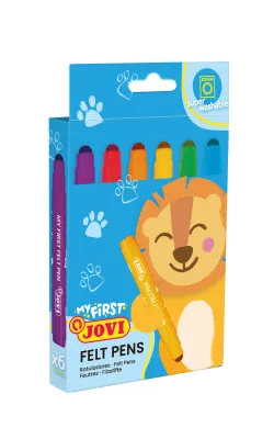 JOVI 1206 SUPERWASHABLE JUMBO BABY KEÇELİ KALEM - 6 RENK