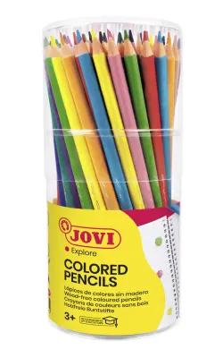 JOVI 734/84 ÜÇGEN KURU BOYA KALEMİ 7X12 RENK - 84'LÜ